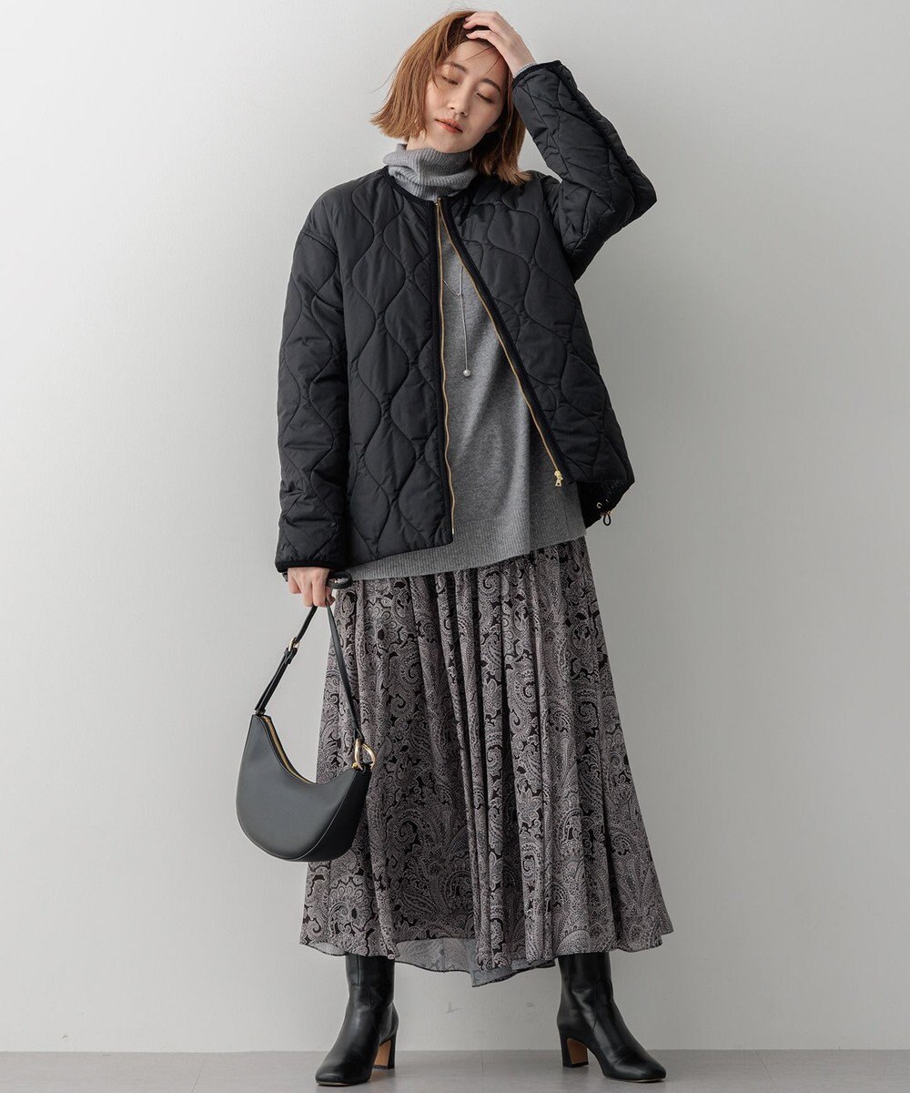 23区 【洗える/撥水加工】中綿 パディング アウター 