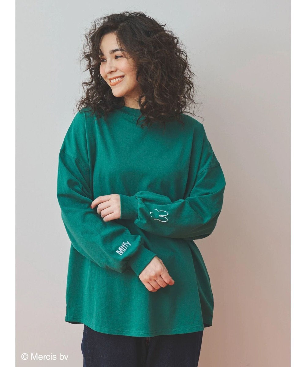 Green Parks ｍｉｆｆｙ／袖刺繍ロンＴ 