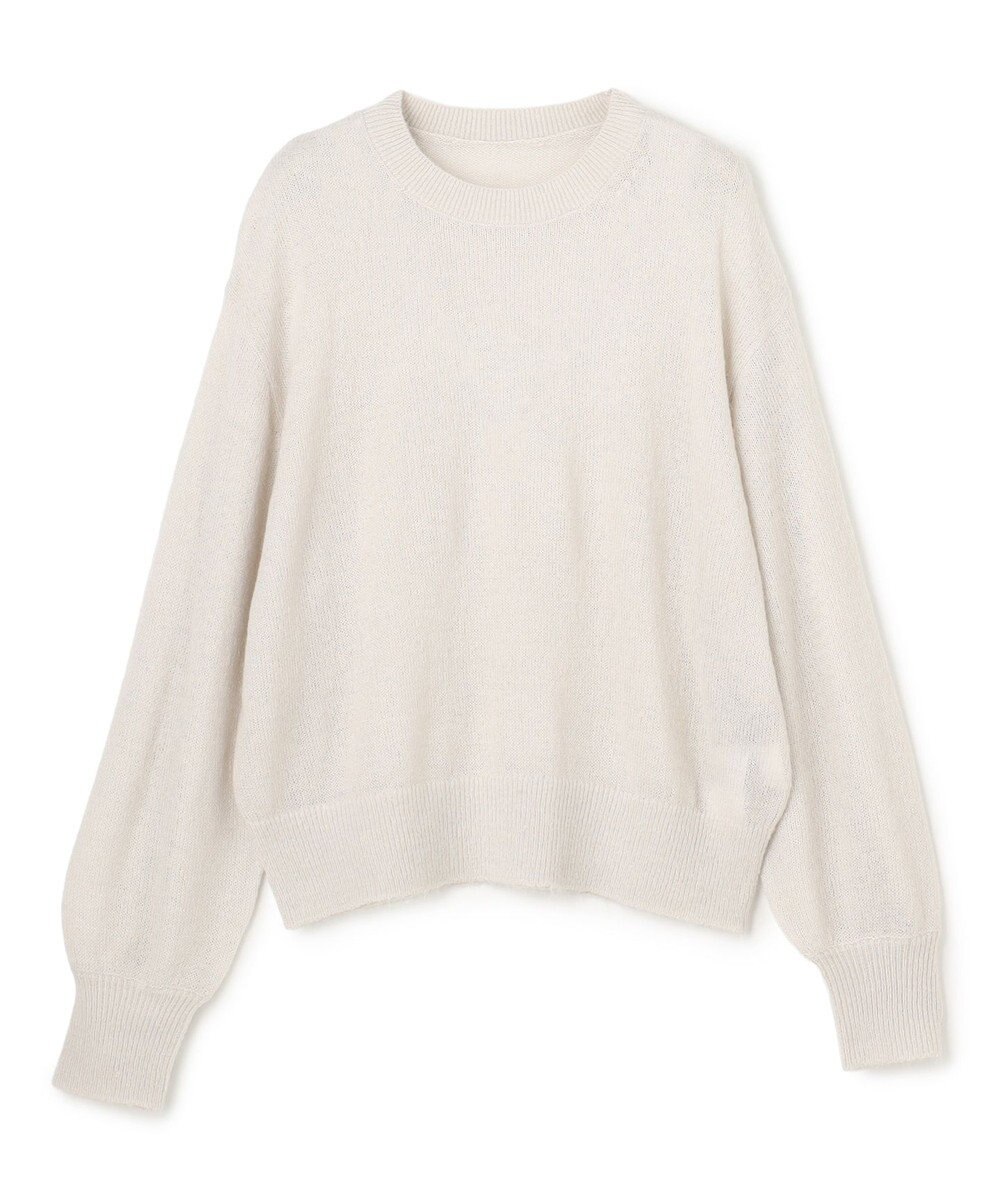 UNFILO シアーアルパカ ボリュームスリーブ ニット 