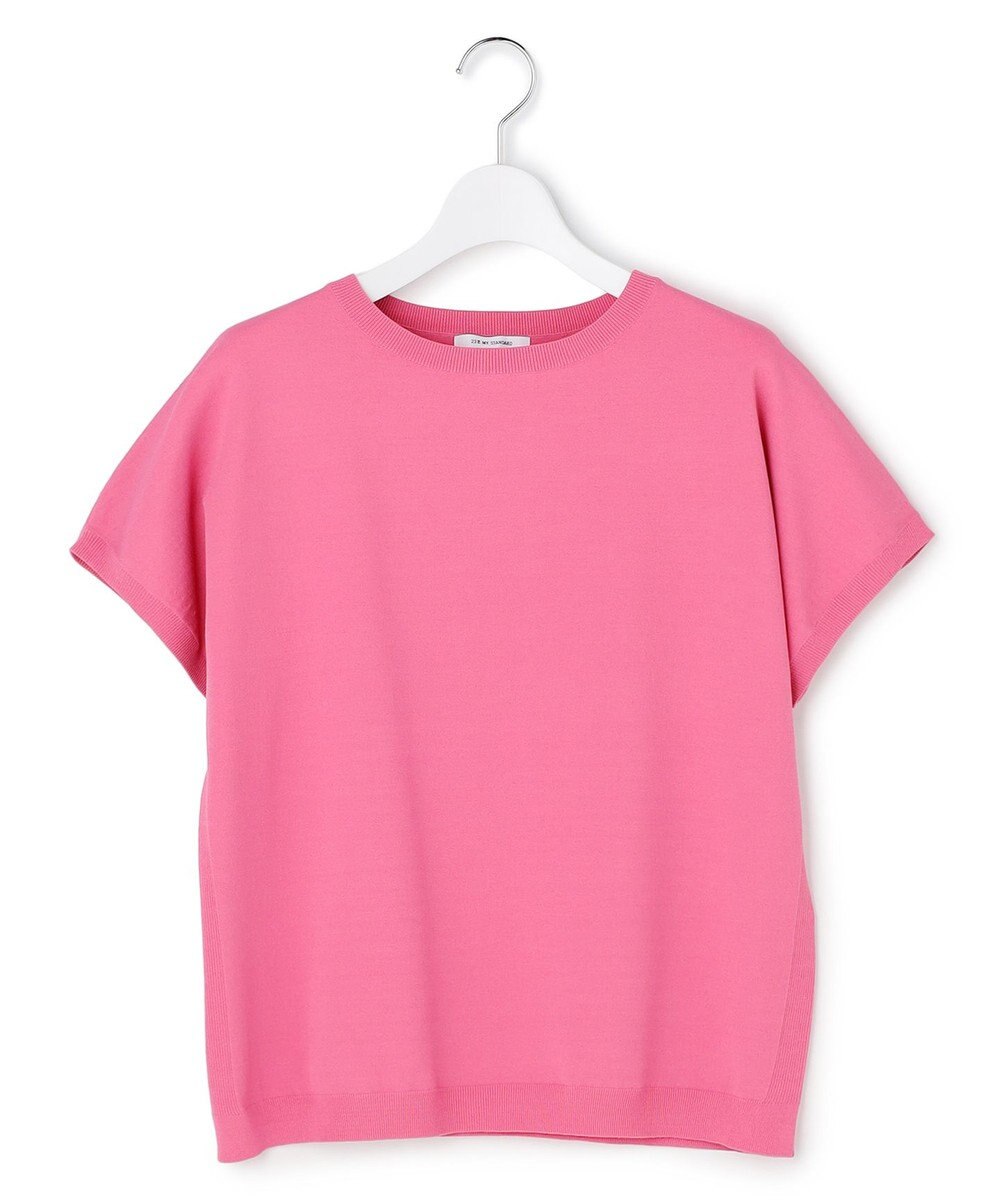 23区 【先行予約】レーヨンポリエステルストレッチ プルオーバー ニット 