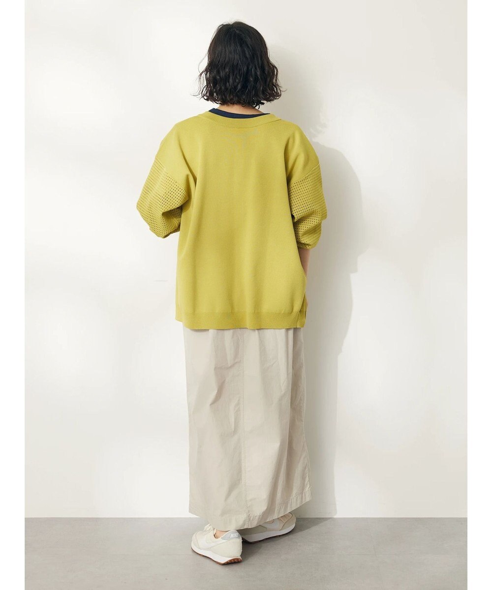 CRAFT STANDARD BOUTIQUE 超軽量メッシュ切替2wayカーディガン 