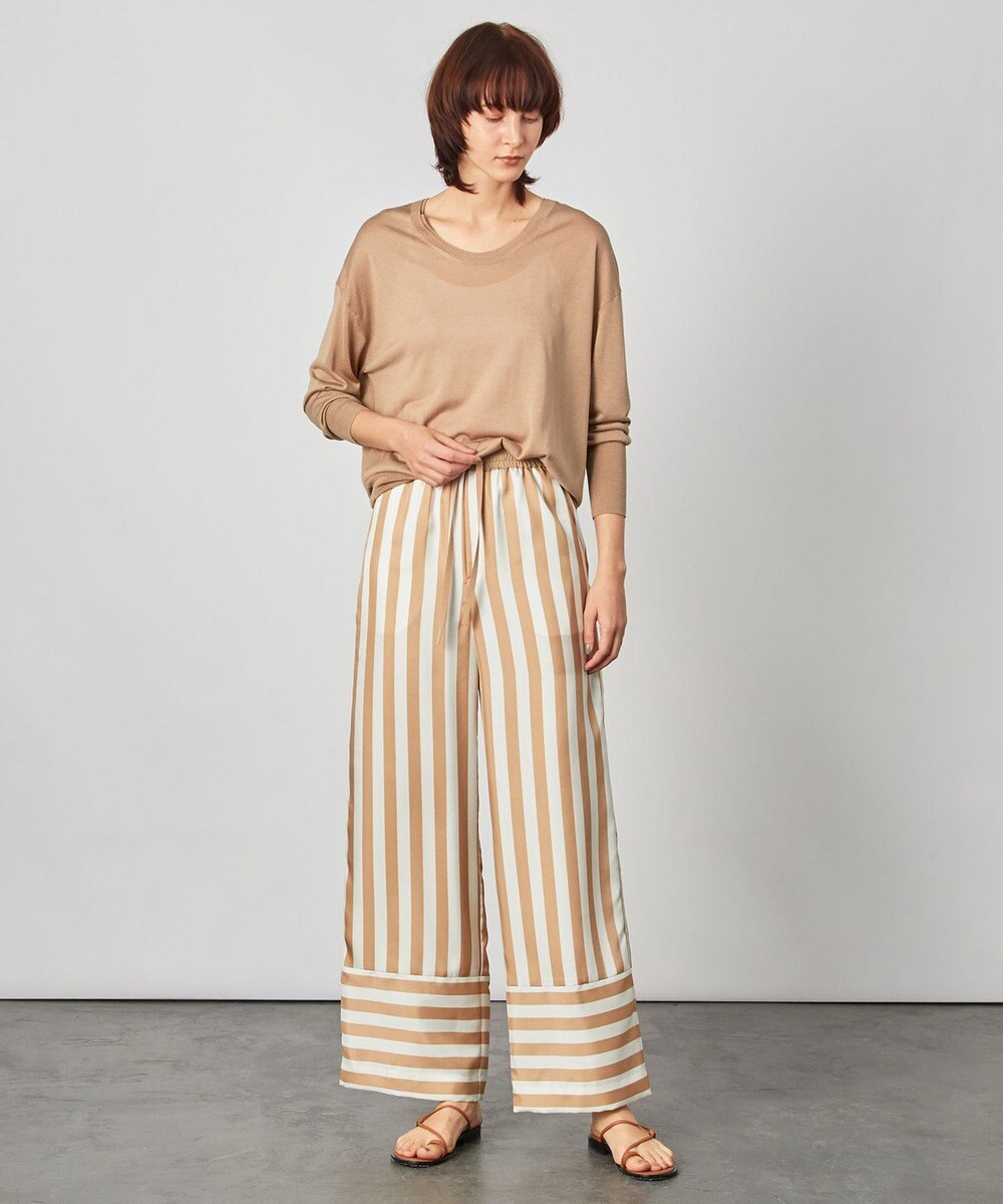 BEIGE， LAGORD / Uネックニット 