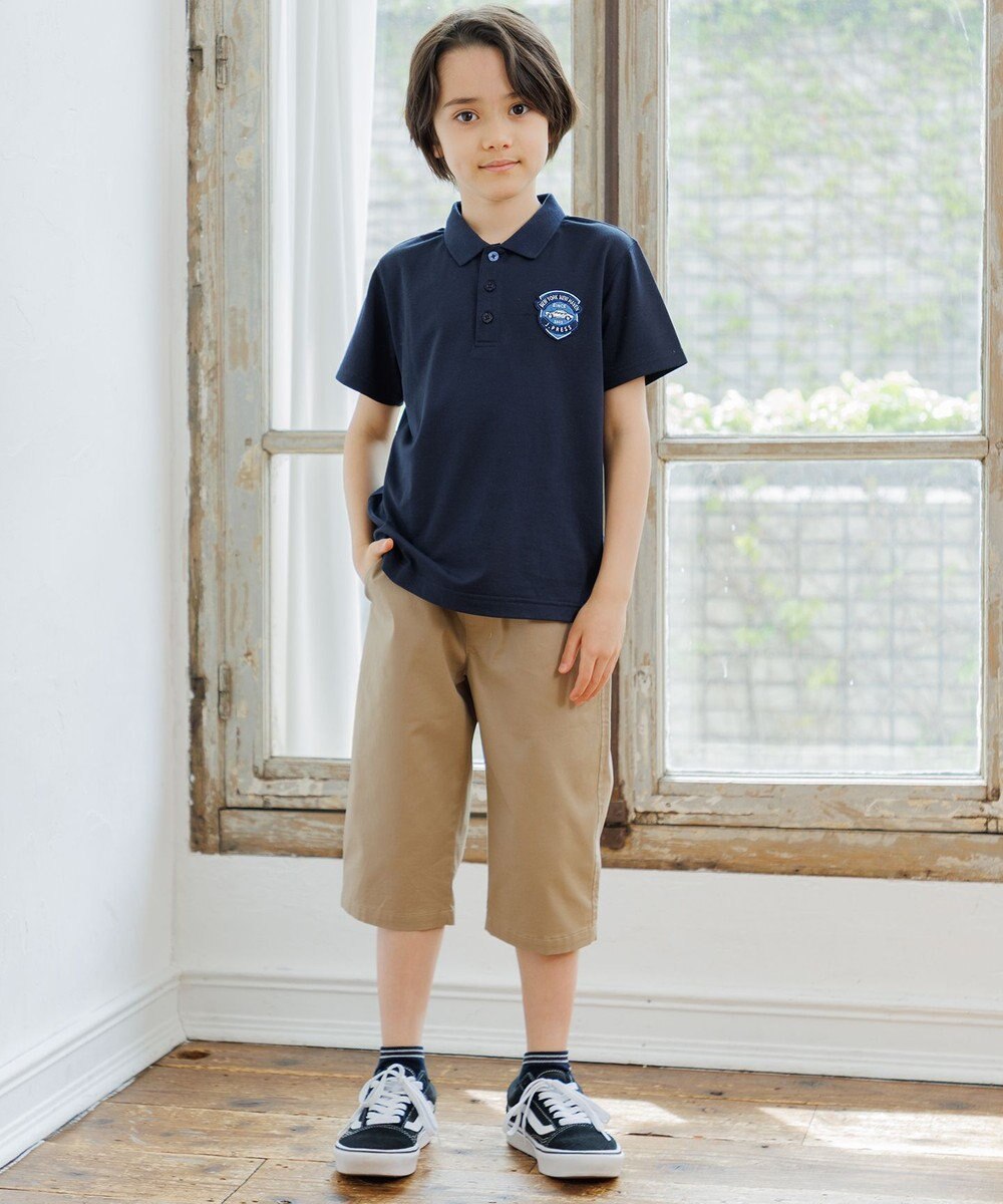 J.PRESS KIDS 【140-170cm】エンブレムポロシャツ 