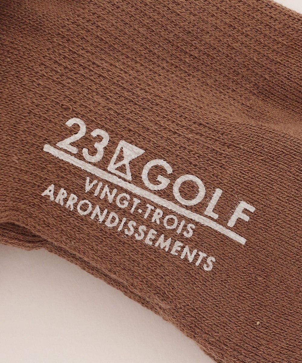 23区GOLF 【WOMEN】カラーブロック レギュラーソックス 