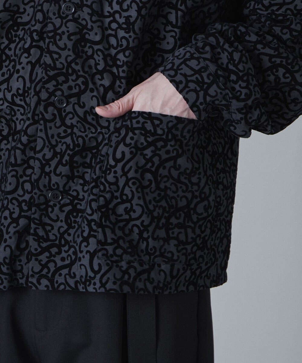 WEGO モールプリントシアーシャツ 