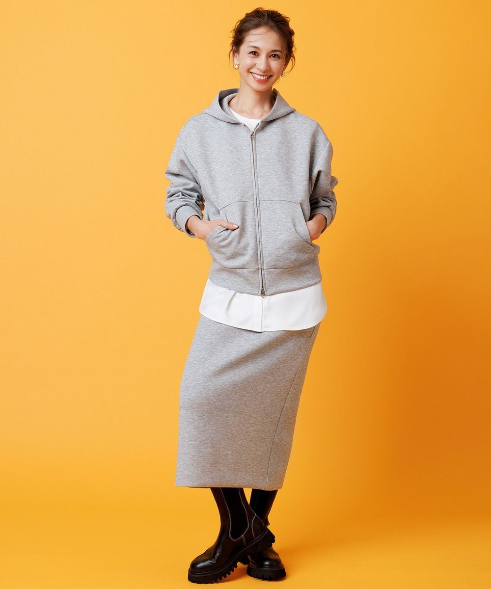 UNFILO 【新色登場/WEB限定】BEAUTY FORM JERSEY ZIPパーカー 