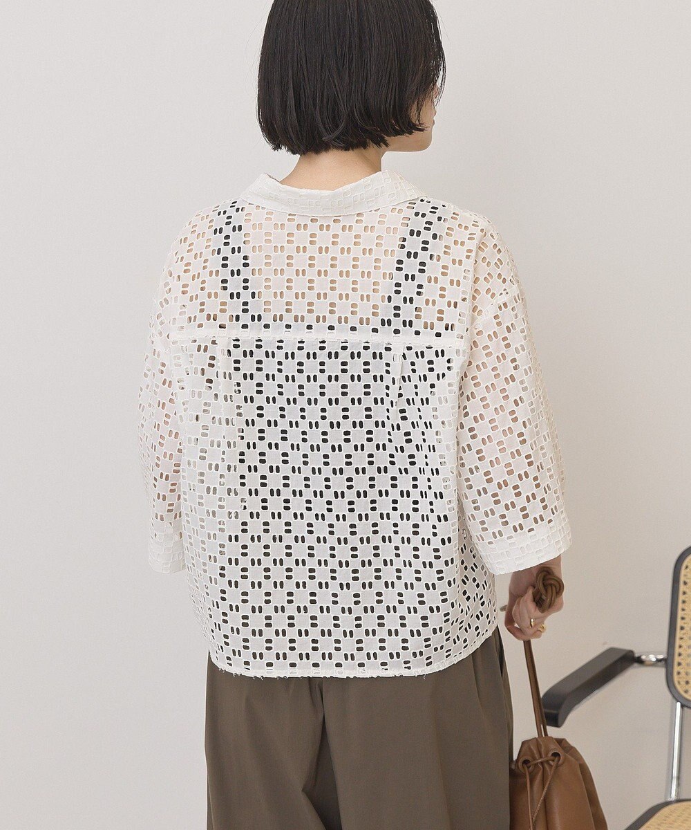 AMERICAN HOLIC 刺繍ショート半袖シャツ 