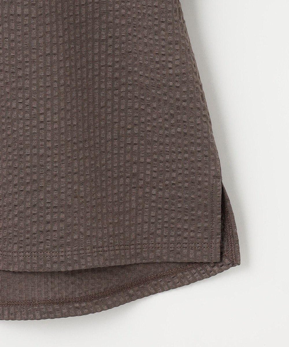 自由区 【WEB限定・洗える・XSサイズあり】シャドウサッカー カットソー 