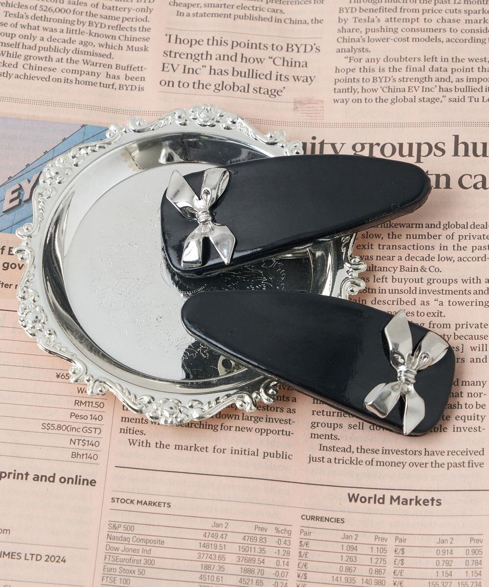 WEGO 【2点セット】L2Pモチーフパテッドバレッタ 