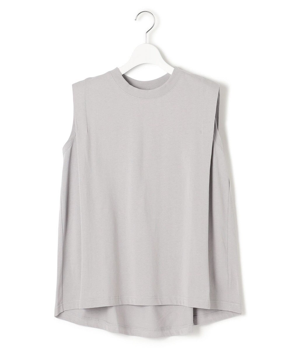 J.PRESS YORK STREET 【WOMEN】タックノースリーブ プルオーバー 