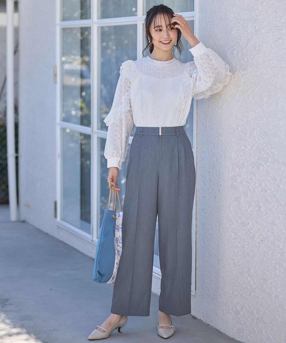 ANY SIS S 【洗える】褒めらレディ ワイドパンツ 