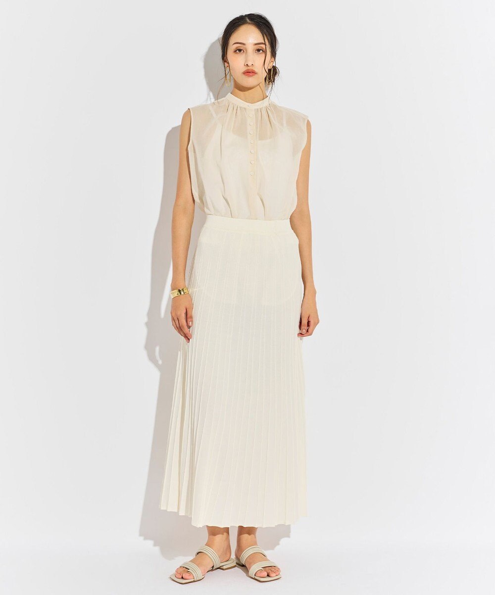 BEIGE， 【WEB限定】 MONSTERA / ニットスカート 