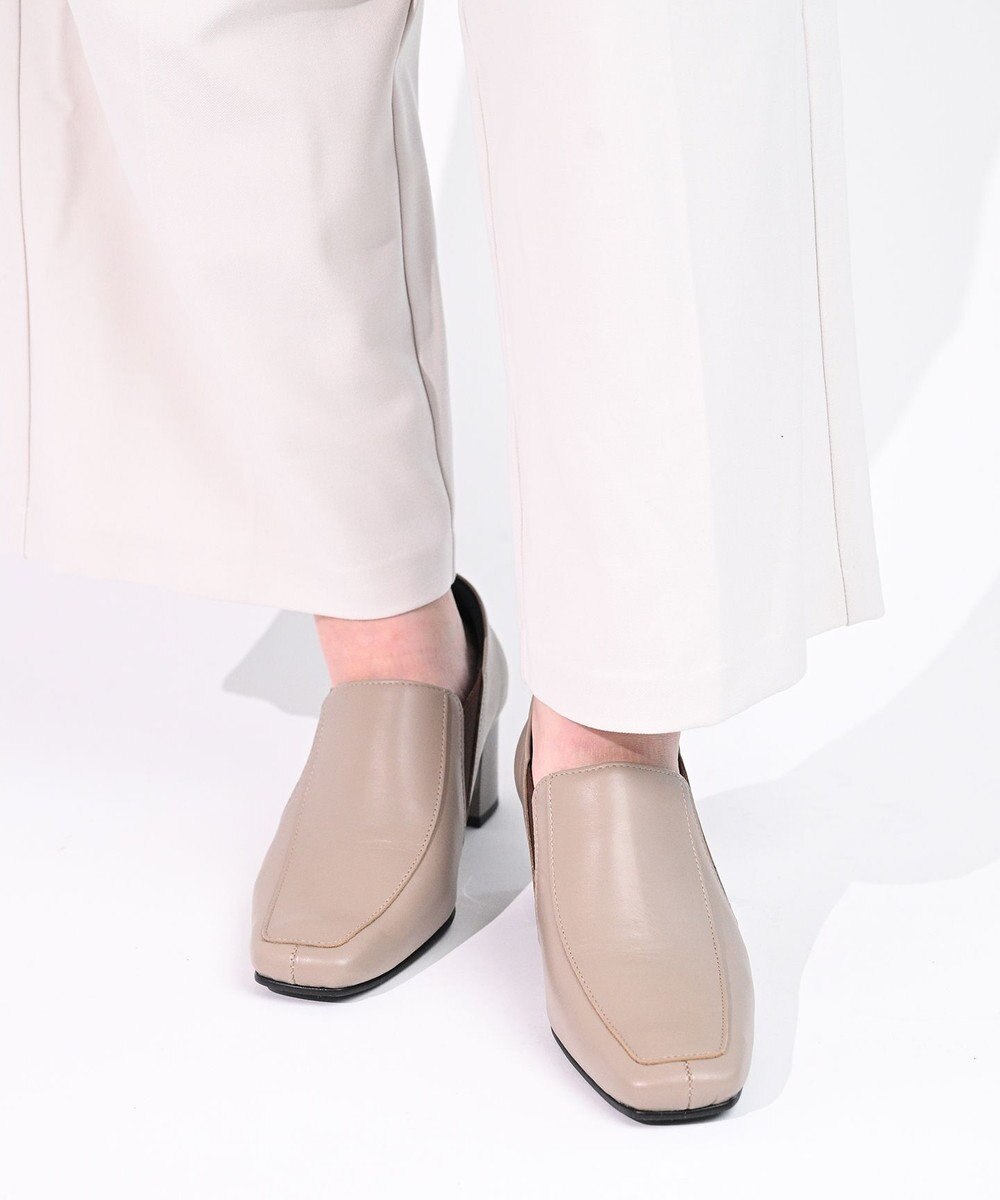 Pointer 日本製 本革甲深パンプス 