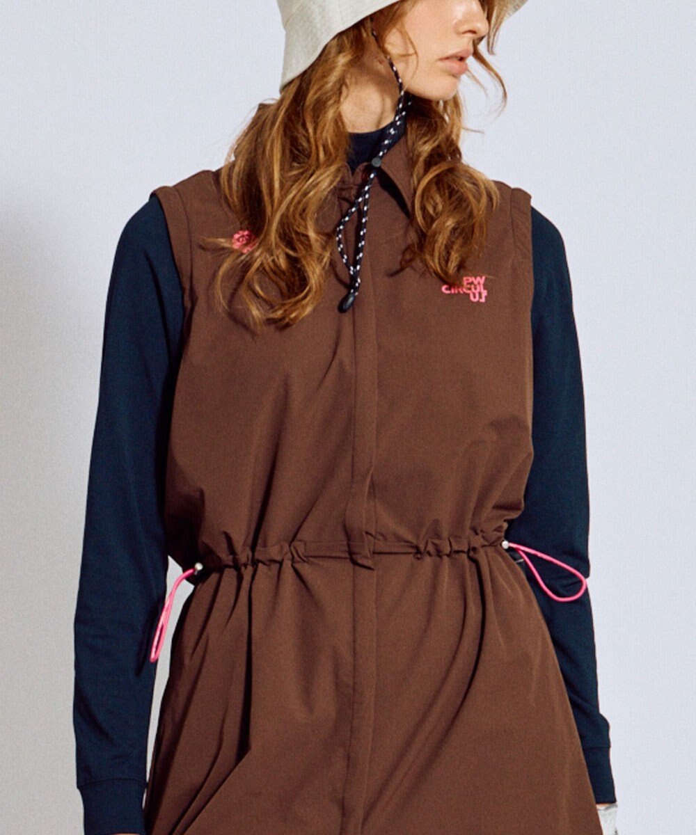 PW CIRCULUS 【着回し力2倍 / 2WAY】【WOMEN】袖2WAY デタッチャブルワンピース ゴルフウェア レディース 