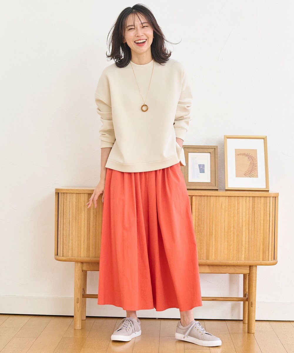 ANY 【洗濯機可】ライトウェイトクルーネックプルオーバー 