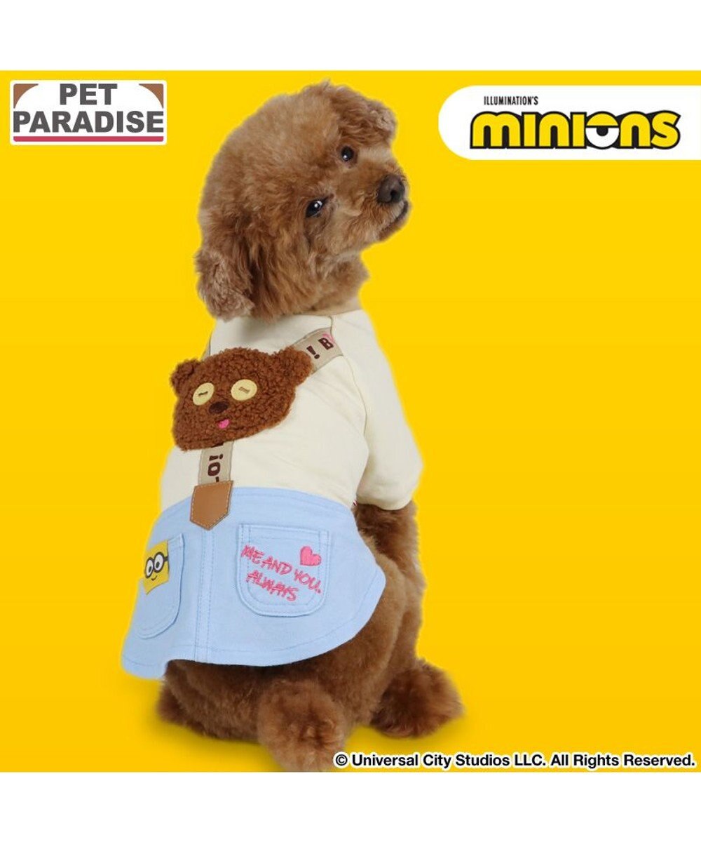 PET PARADISE ミニオン ティム サスペンダー風 トレーナー 小型犬 