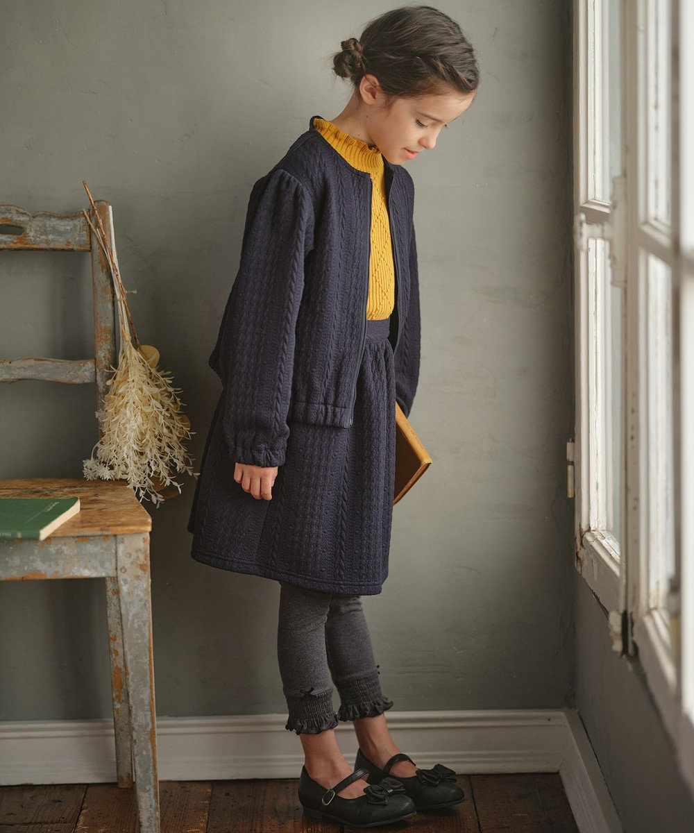 組曲 KIDS 【110-140cm】ホイップキルト ブルゾン 