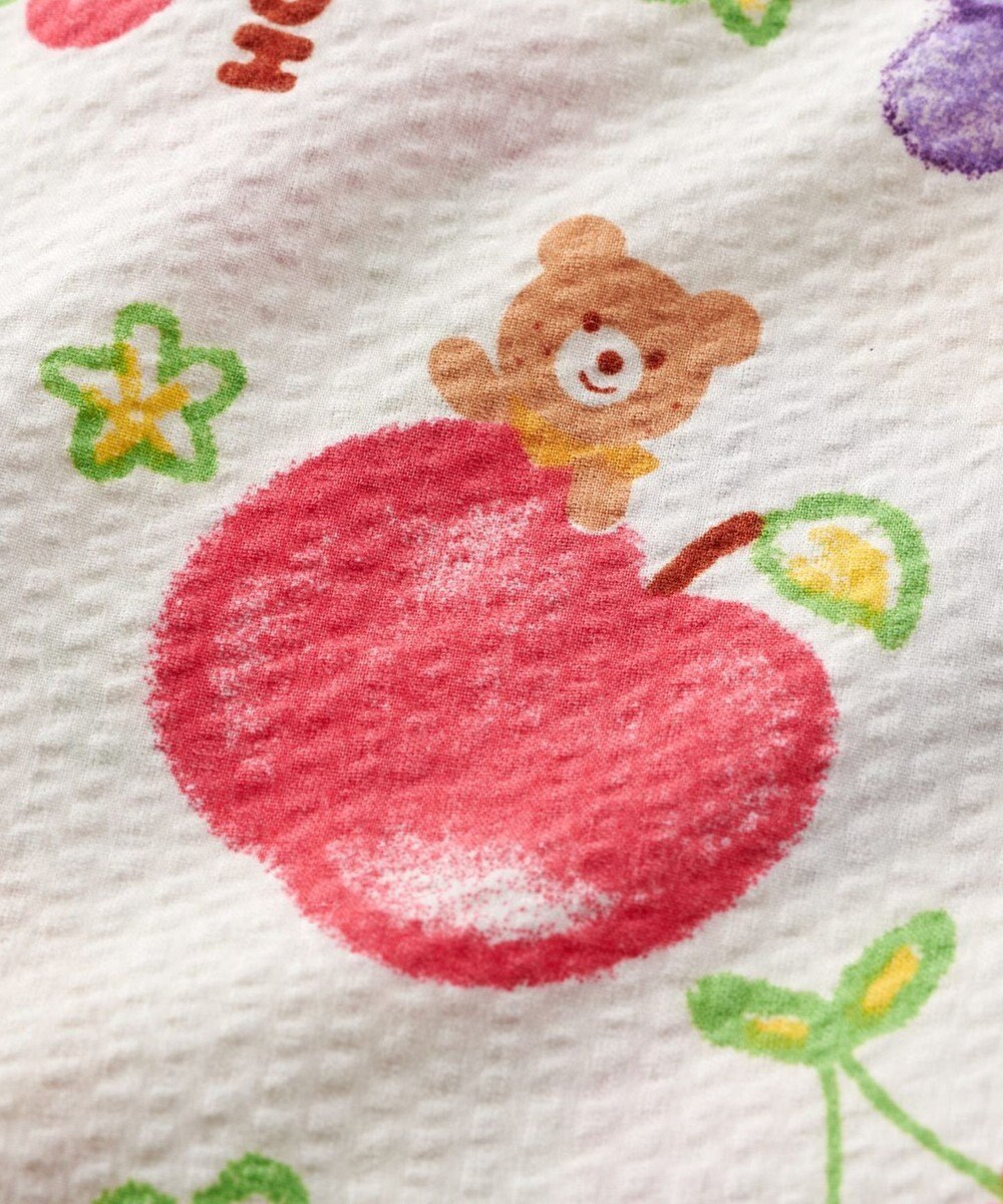 MIKI HOUSE HOT BISCUITS 【ビーンズ×フルーツシリーズ】【80-120cm】オープンカラーシャツ 