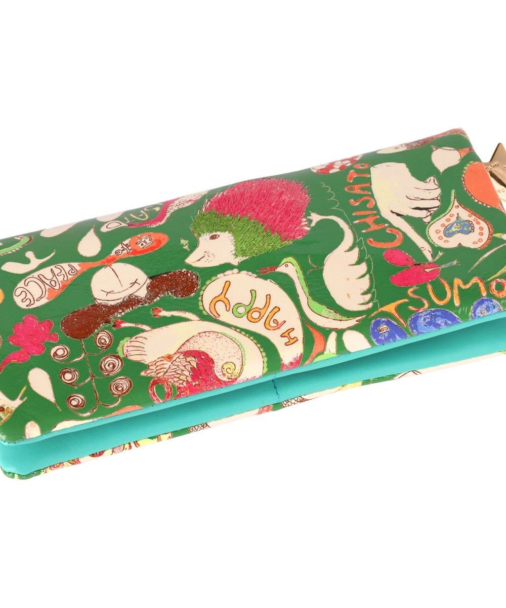 tsumori chisato CARRY ハッピースタッフ　長財布　2つ折り　かぶせ 