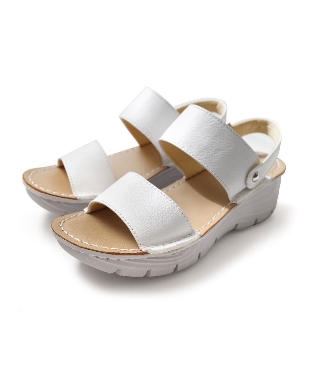 Pointer 本革 超軽量2WAY ツーバンドサンダル 