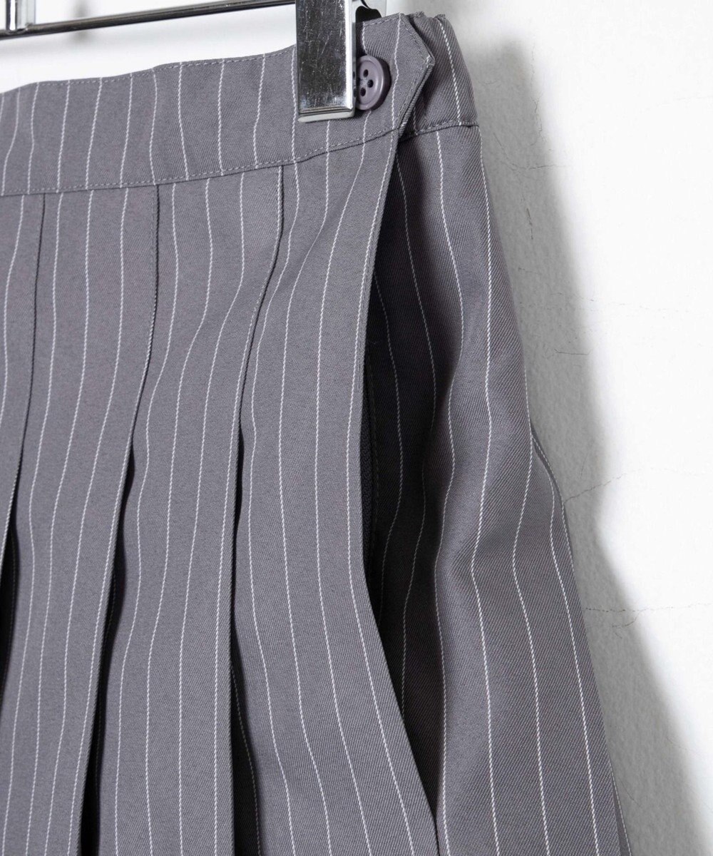 WEGO 【SCHOOL ITEM】ポケット付きパターンプリーツスカート 