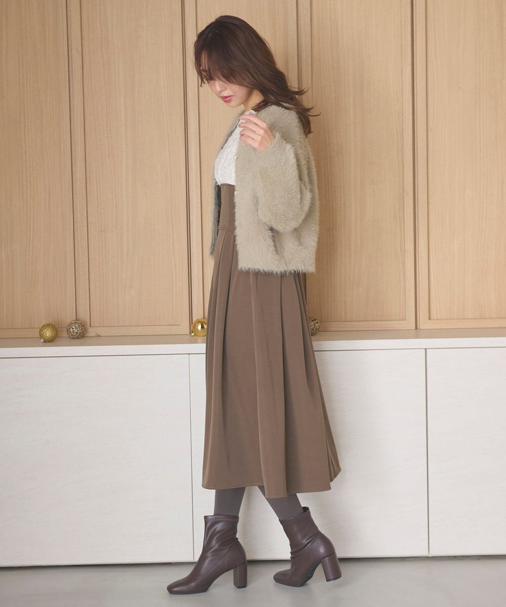 Feroux 【尾﨑真衣さんコラボ商品】フェザータッチニット カーディガン 