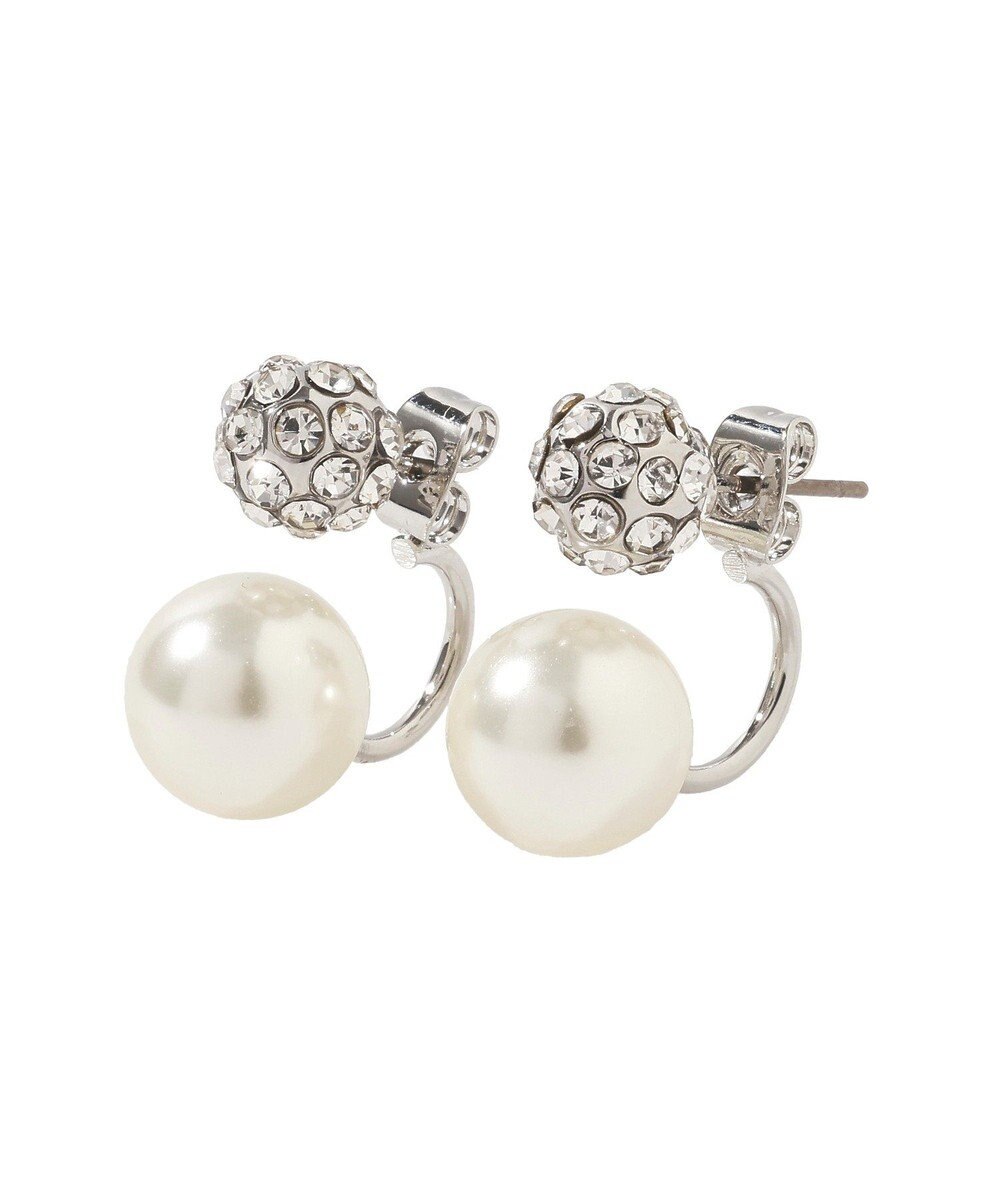 YECCA VECCA パヴェボールパールピアス 