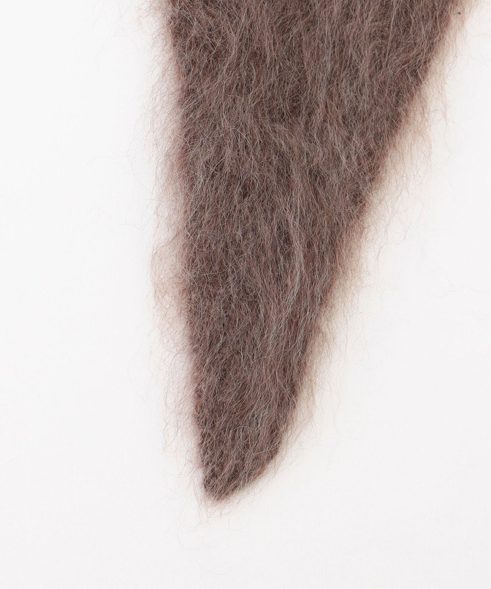 自由区 ファーカシミヤ ストール 