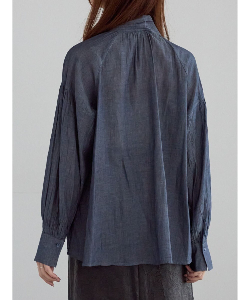 Te chichi シアーデニムボウタイブラウス 