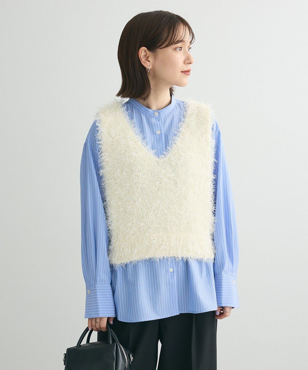 Green Parks Ｖネックフサフサベスト 