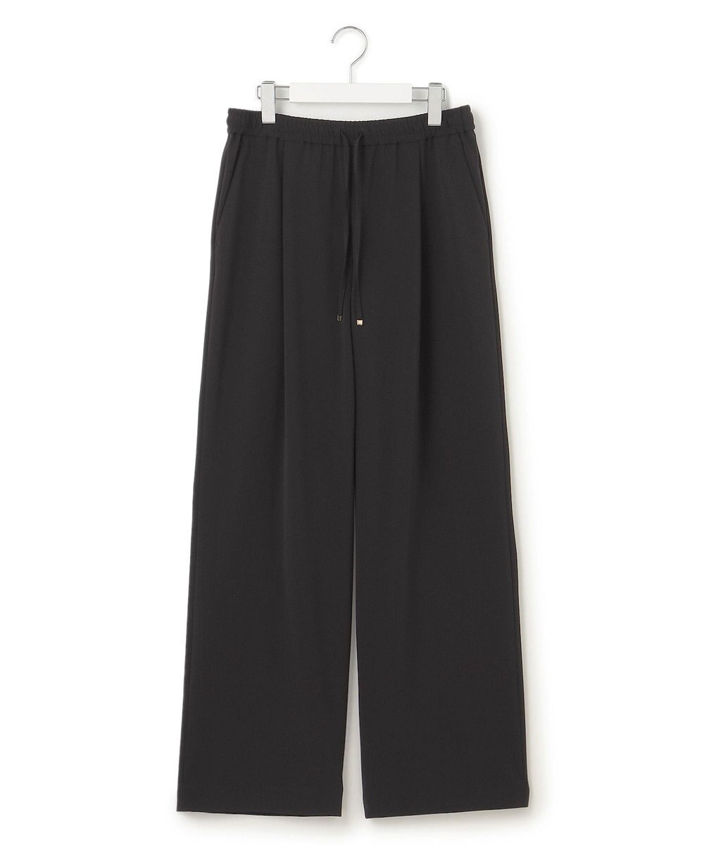 23区 【洗える】2WAYストレッチツイル ドロスト ワイドパンツ 