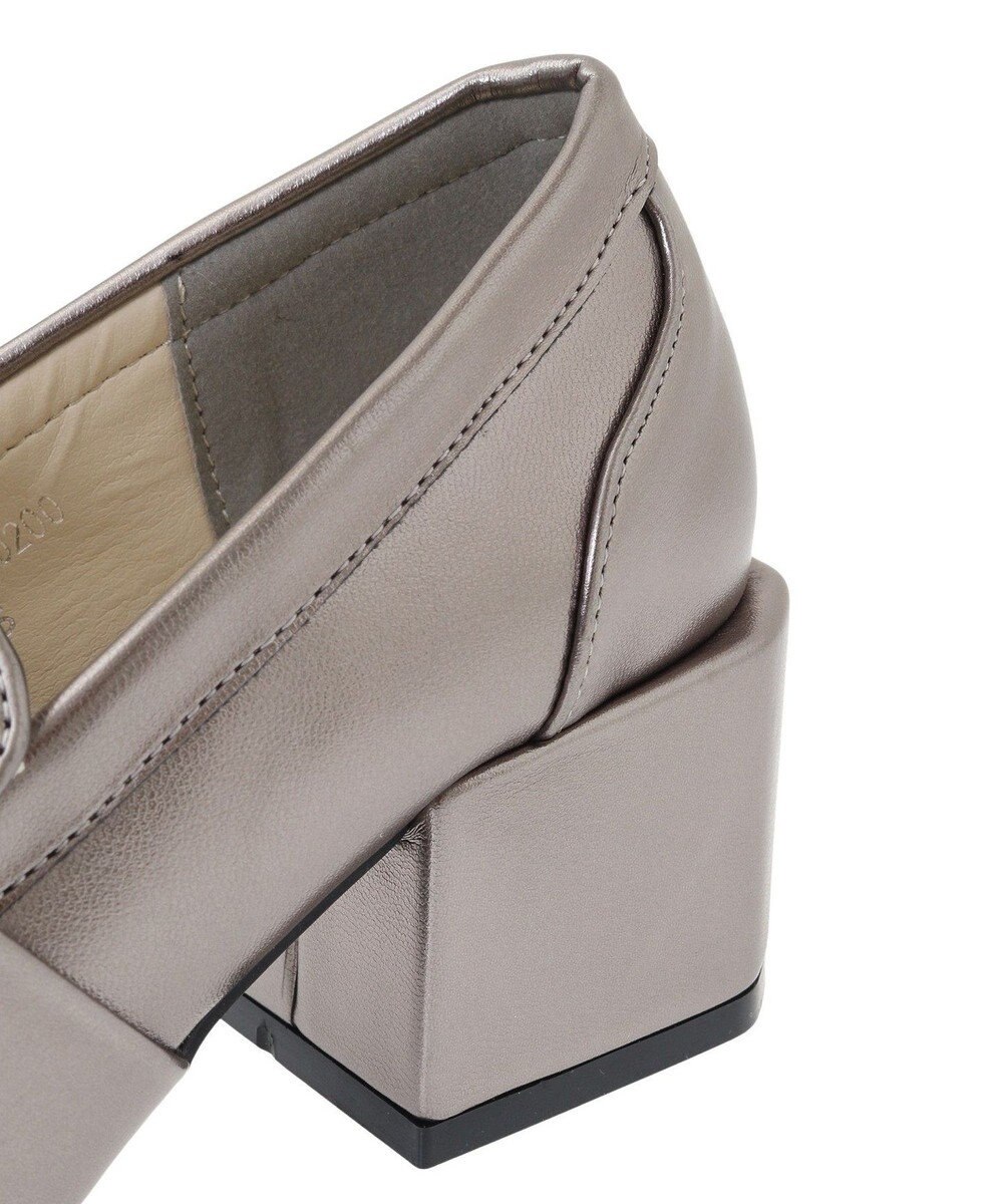 Green Parks ・ｒｉｃｈ　ｂｌｕｅ　ヒールローファー 