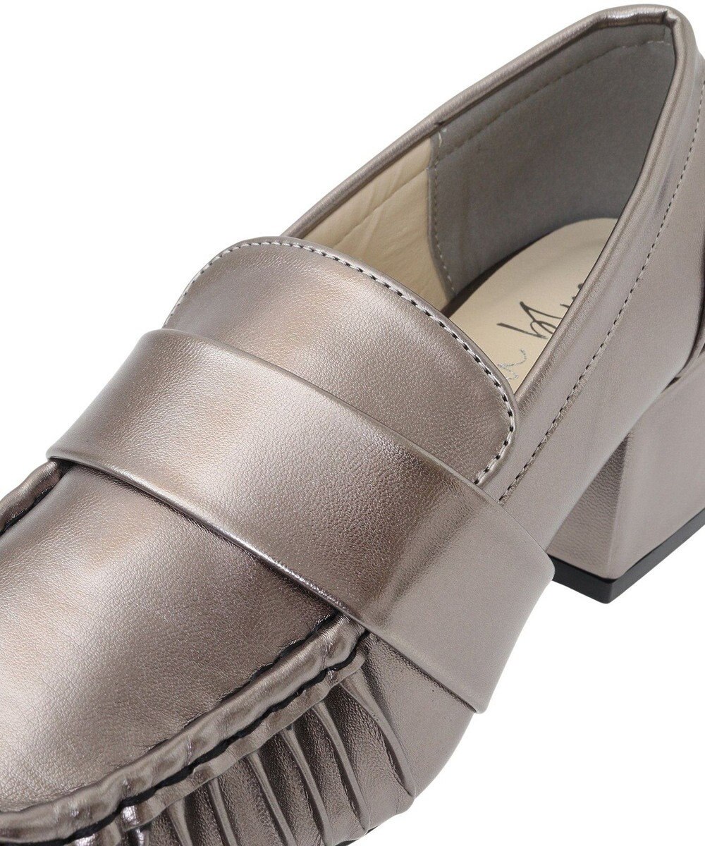 Green Parks ・ｒｉｃｈ　ｂｌｕｅ　ヒールローファー 