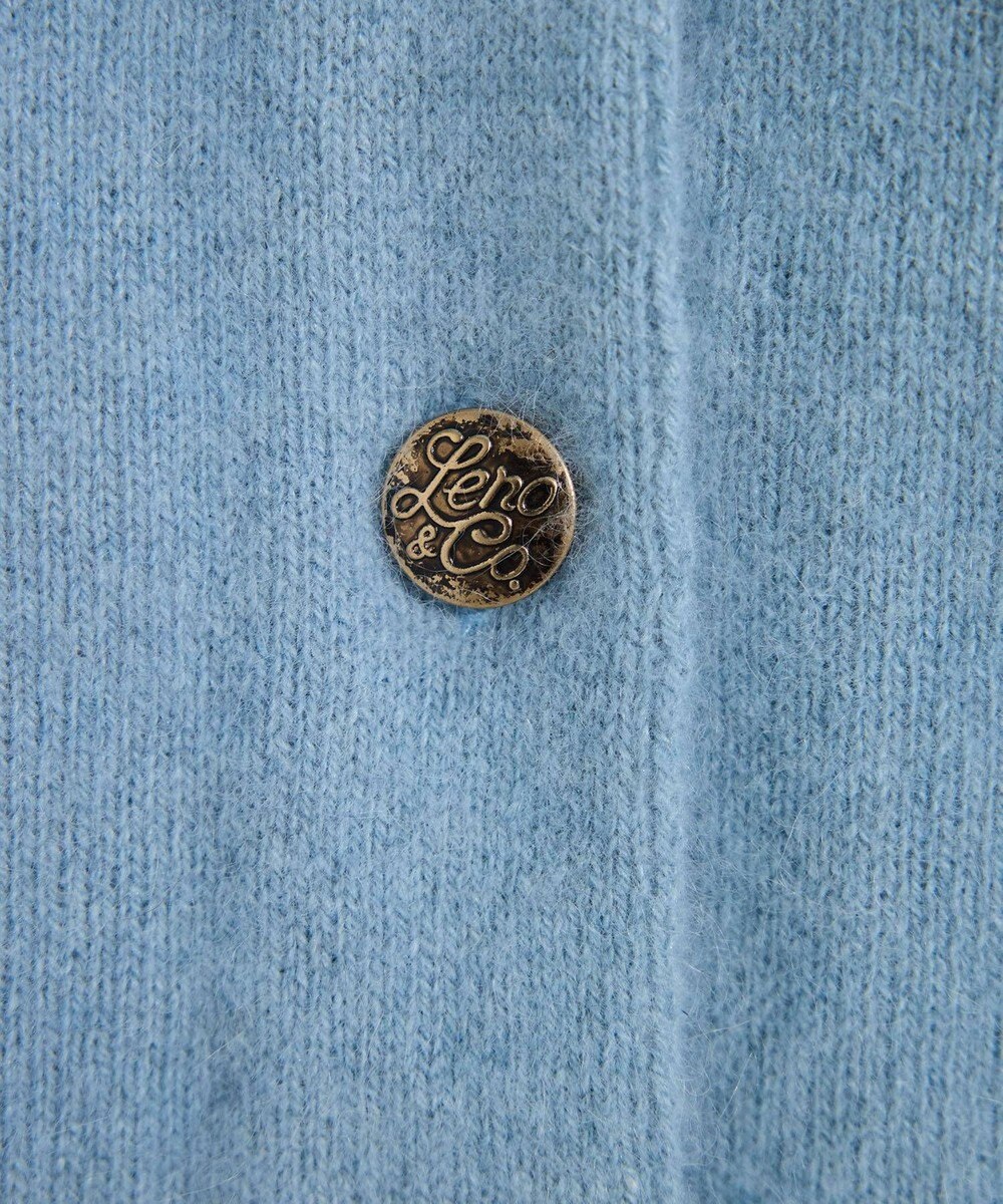 LENO BRUSHED CARDIGAN へアリーニットカーディガン 