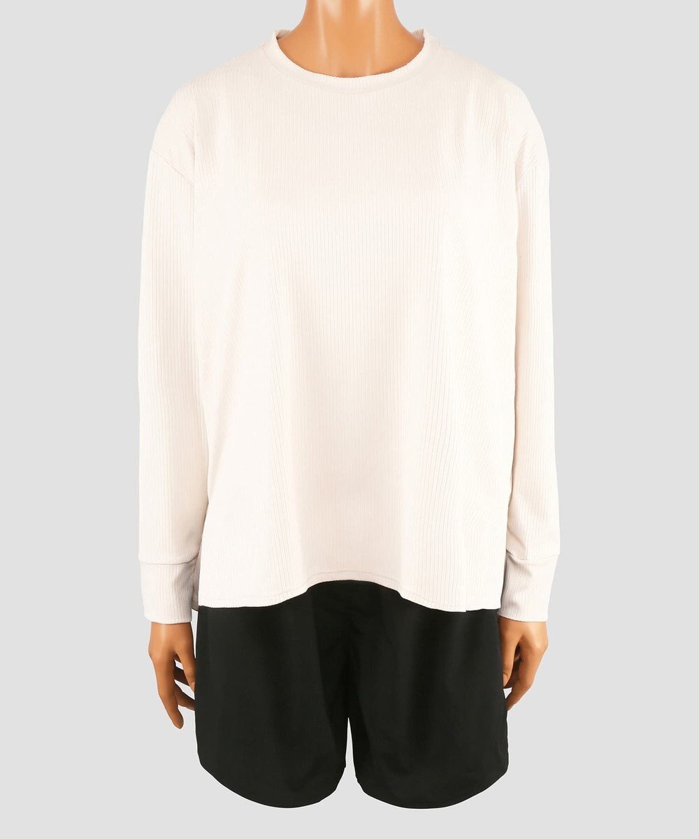 San-ai Resort（三愛水着楽園） WEB限定【紫外線カット(UPF50＋)】リブ素材ラッシュガード付 4点セット水着 