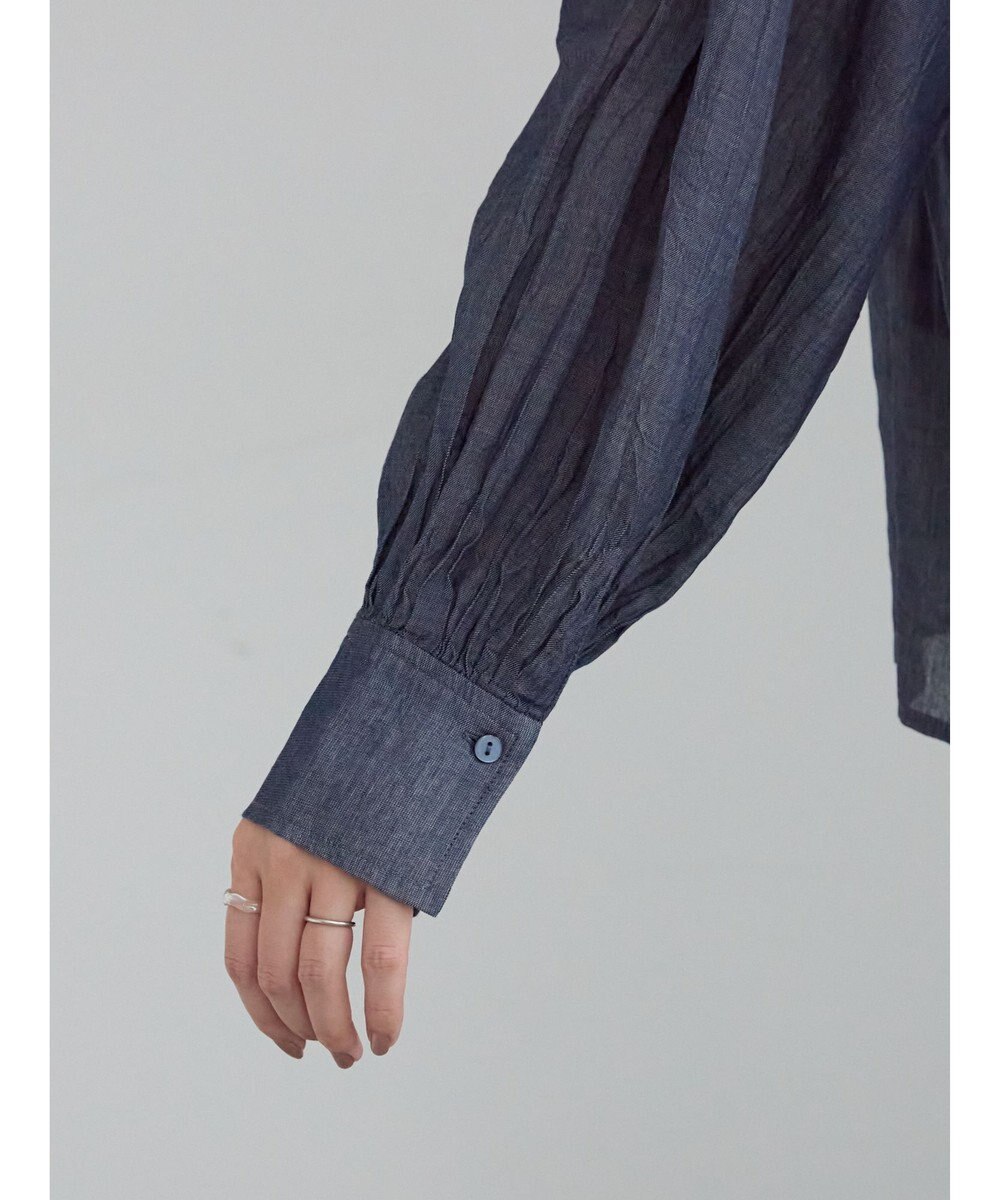 Te chichi シアーデニムボウタイブラウス 