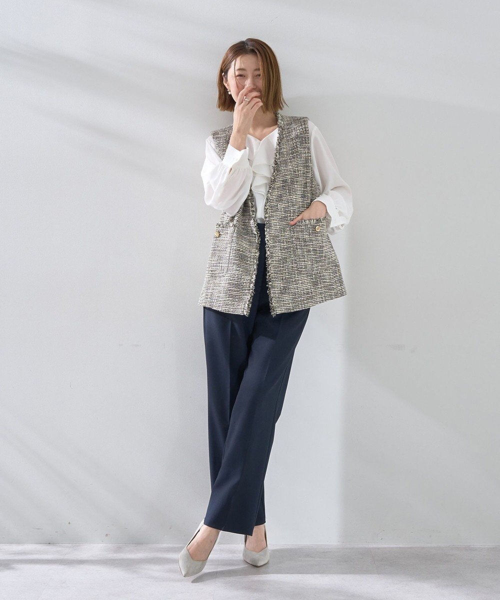 YECCA VECCA ツイードジレ 