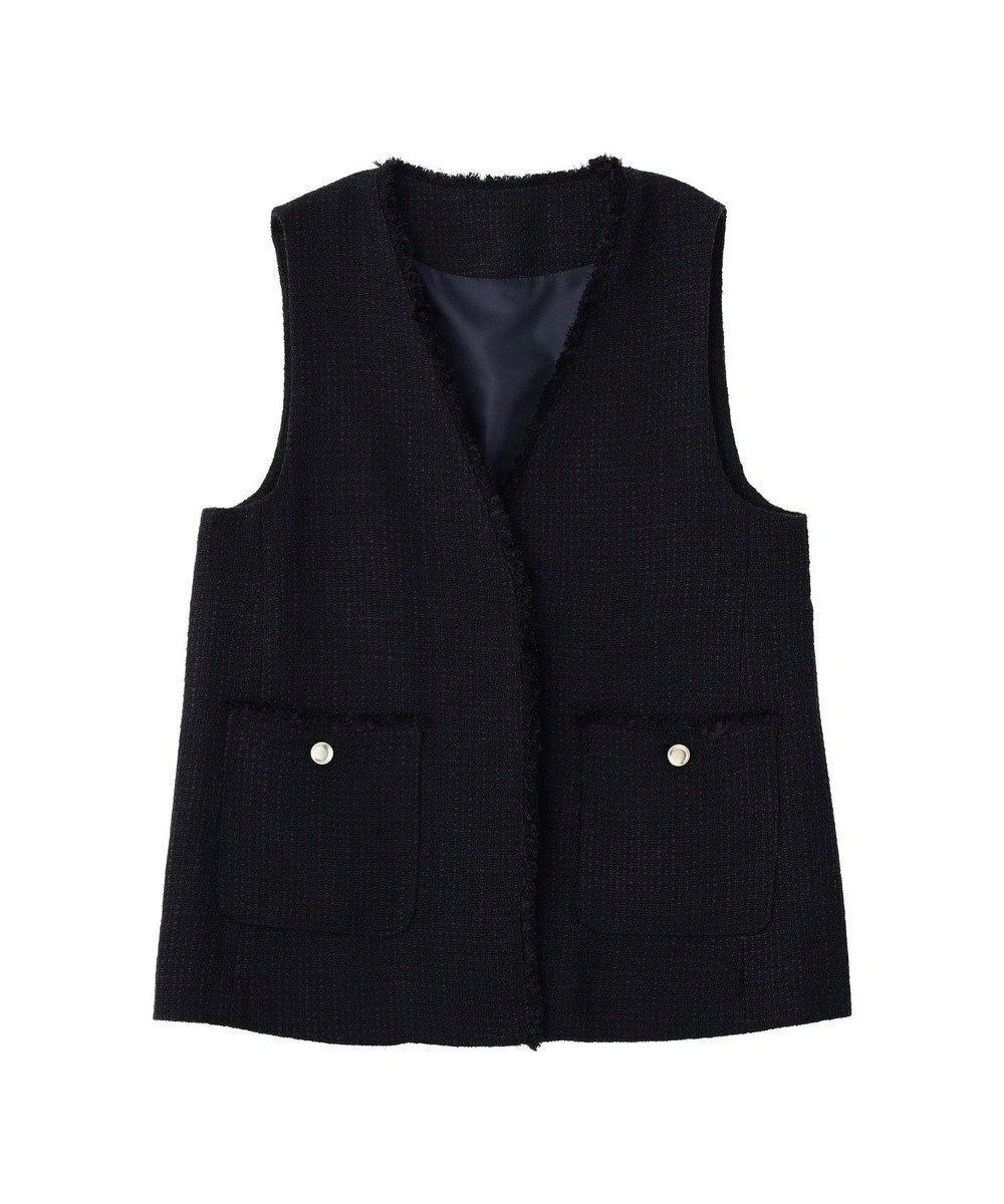 YECCA VECCA ツイードジレ 