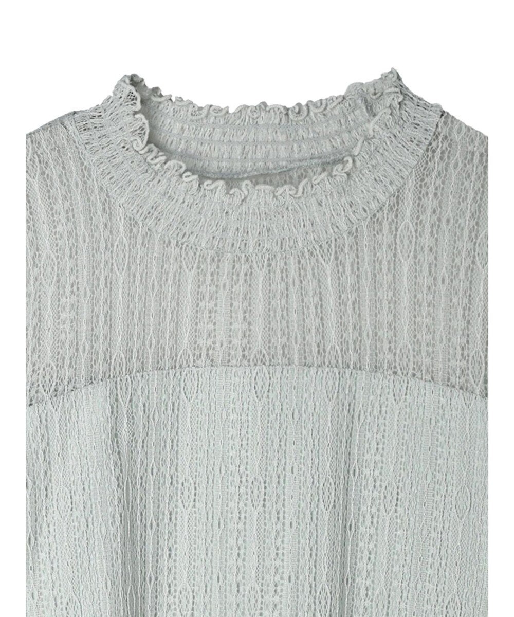 earth music&ecology レースドッキングプルオーバー 