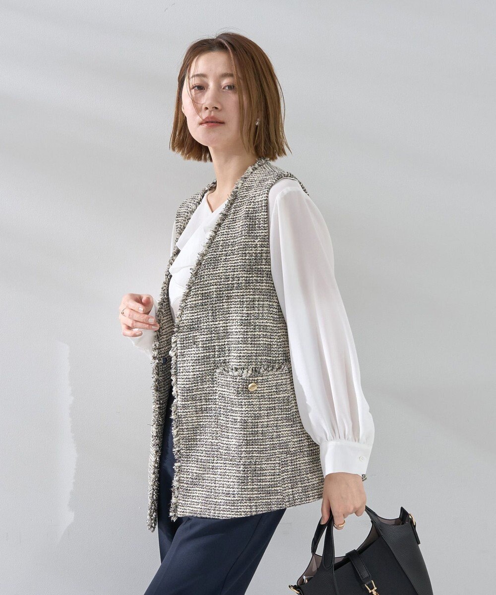 YECCA VECCA ツイードジレ 