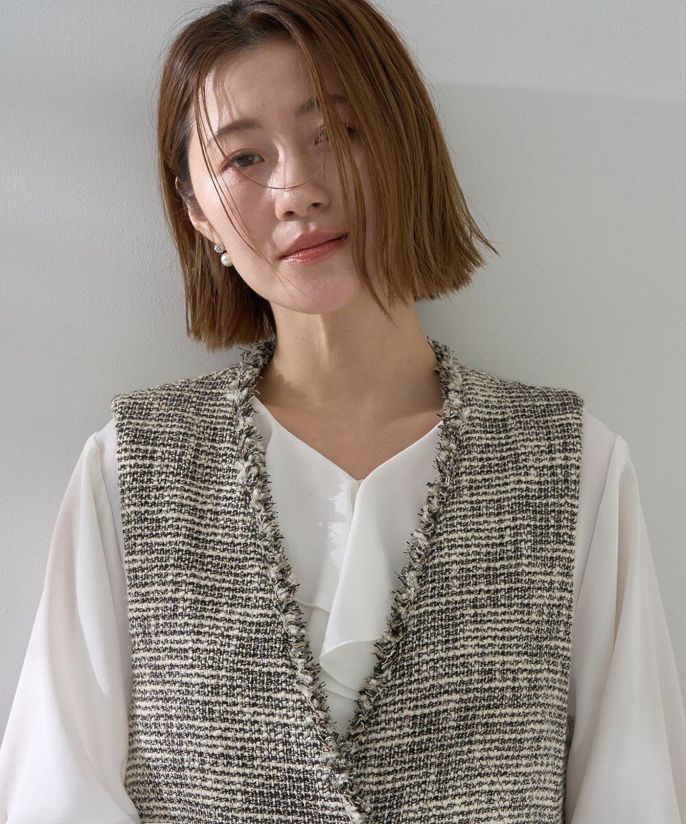YECCA VECCA ツイードジレ 