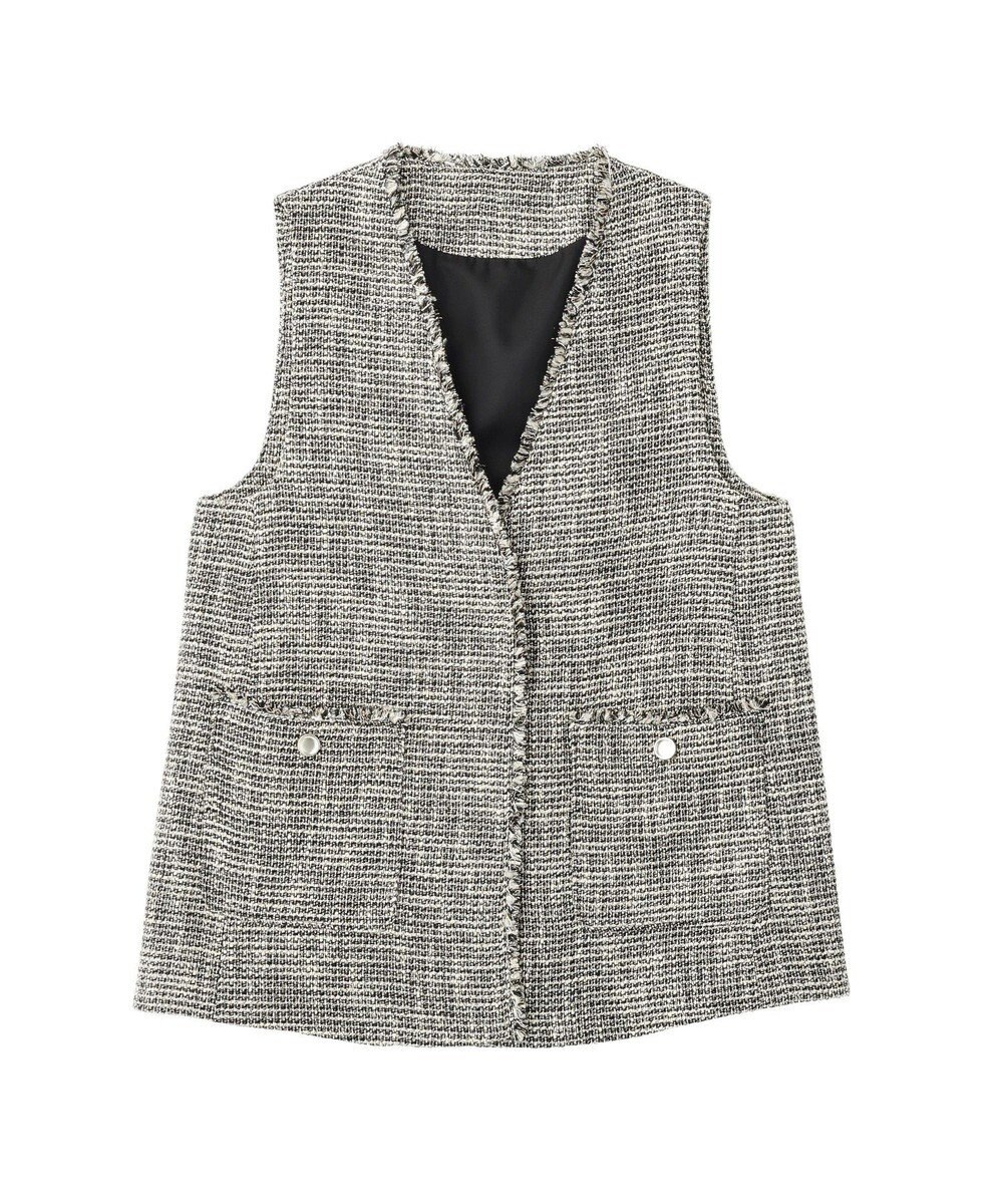 YECCA VECCA ツイードジレ 