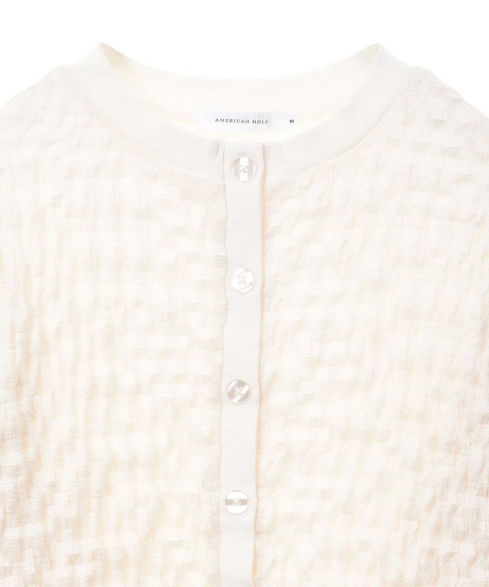 AMERICAN HOLIC ぽこぽこカットカーディガン 