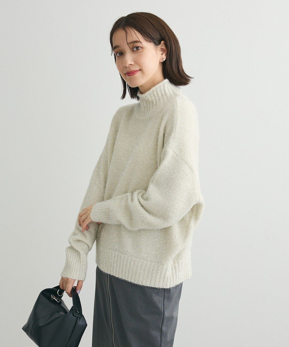 Green Parks ・Ｐｅｔｉｔ　Ｆｌｅｕｒ　ラメタートルニット 