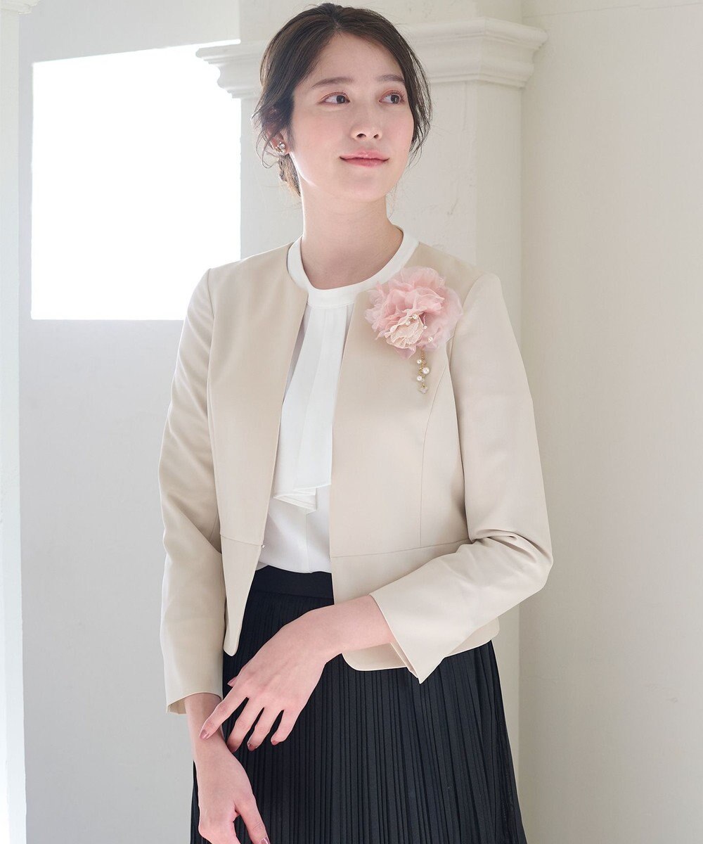 ANY SIS 【チャーム付き】レースミックス コサージュ 