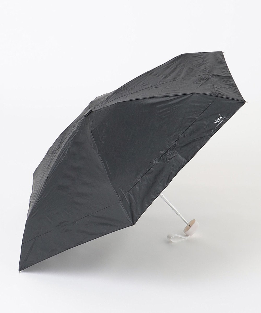 ONWARD CROSSET STORE 【Wpc】PATCHED TINY PARASOL MINI　一級遮光UVカット・雨天兼用折傘 ブラック