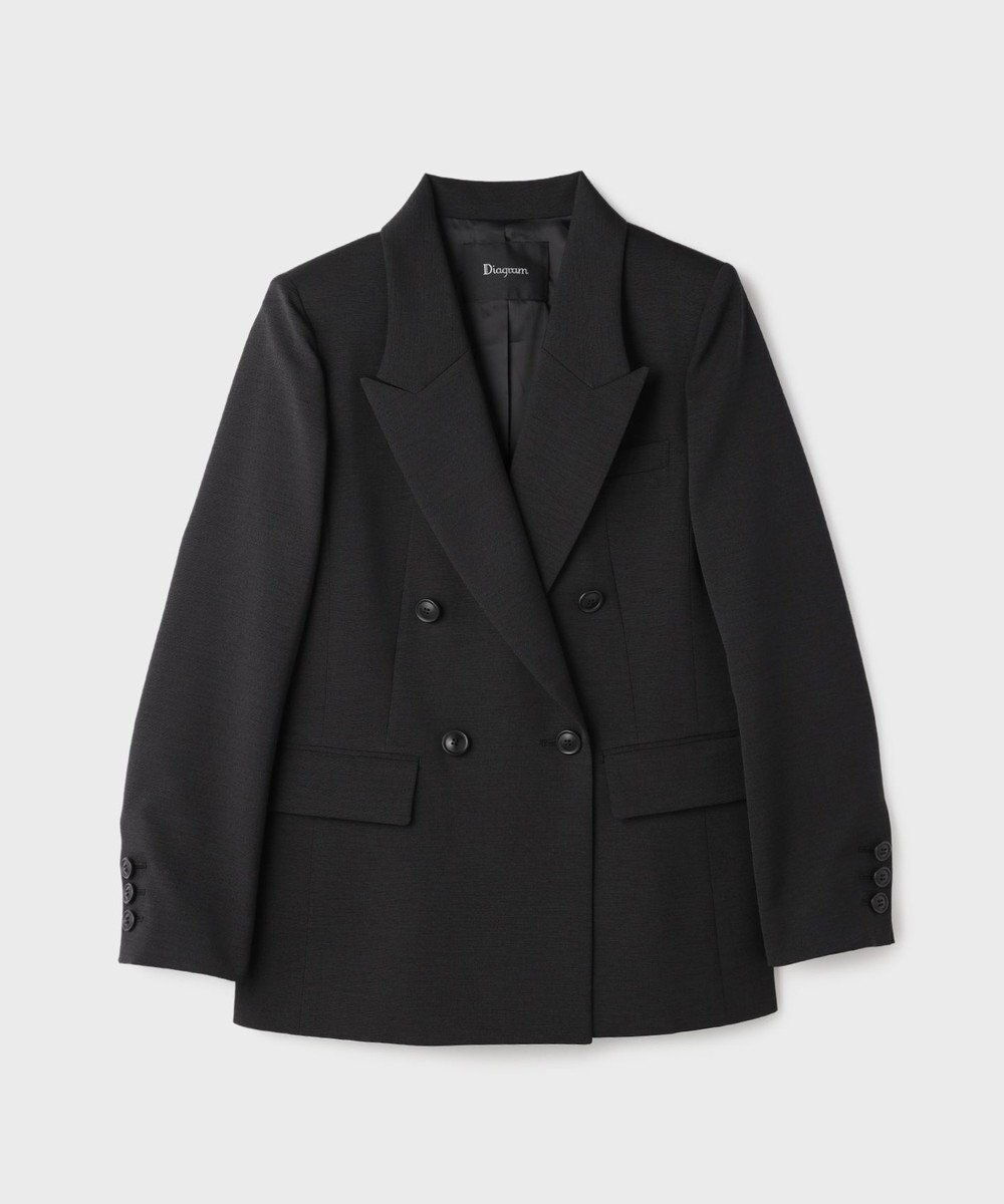 GRACE CONTINENTAL ピークドダブルジャケット 