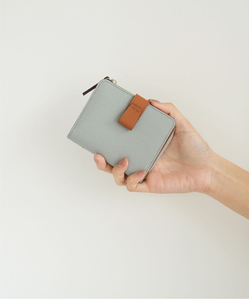 Atelier nuu 日本製 noble L字ファスナー二つ折りウォレット 