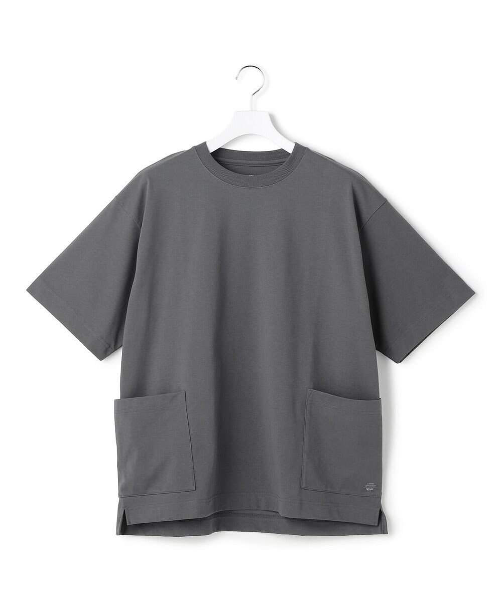 J.PRESS YORK STREET 【UNISEX】サイドポケット クルーネックTシャツ 