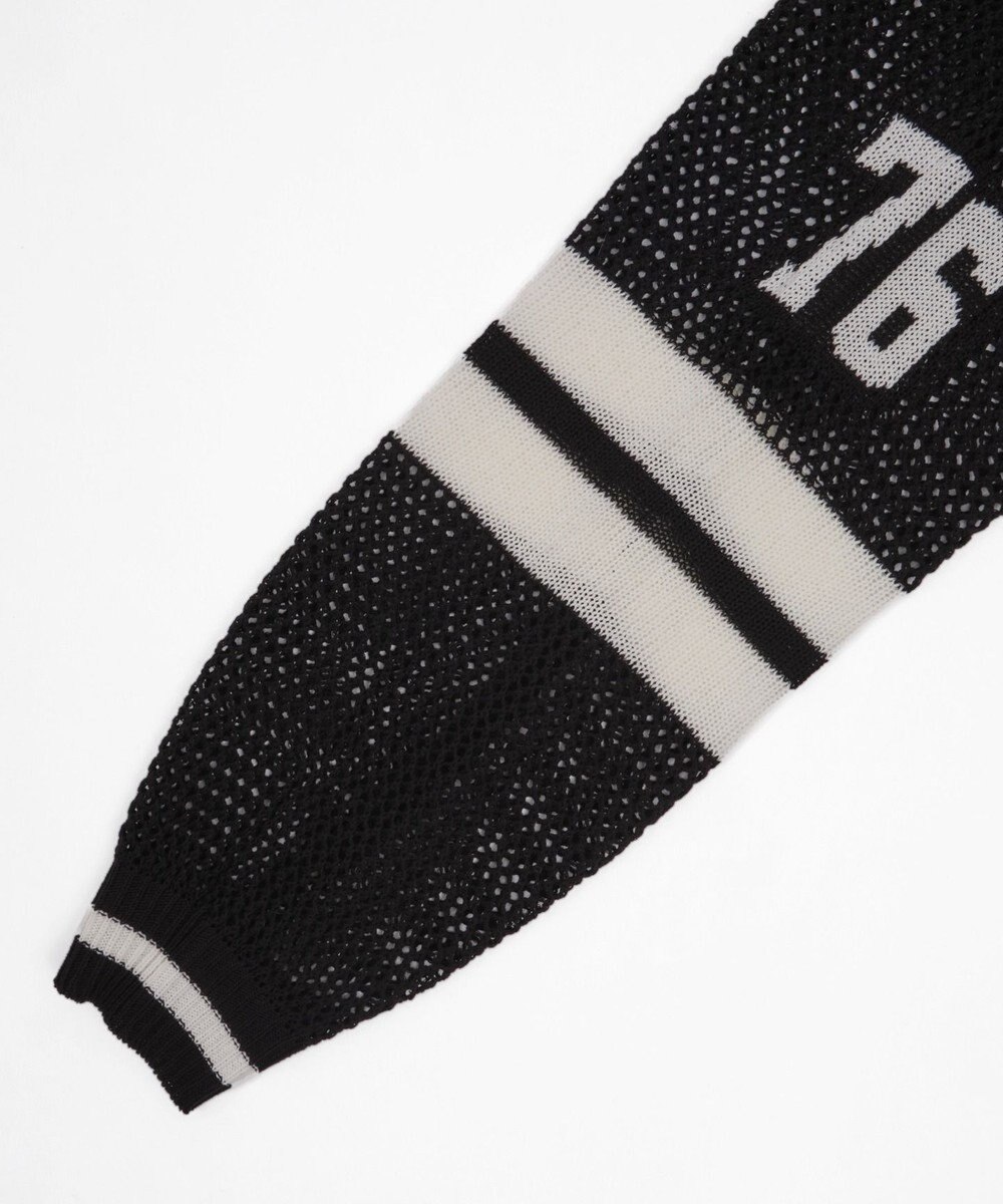 WEGO ナンバリングメッシュニットプルオーバー 